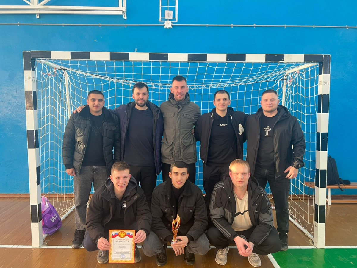 3 место  по мини-футболу